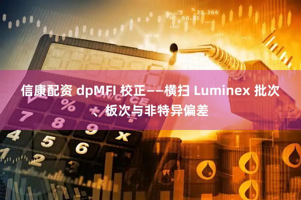 信康配资 dpMFI 校正——横扫 Luminex 批次、板次与非特异偏差